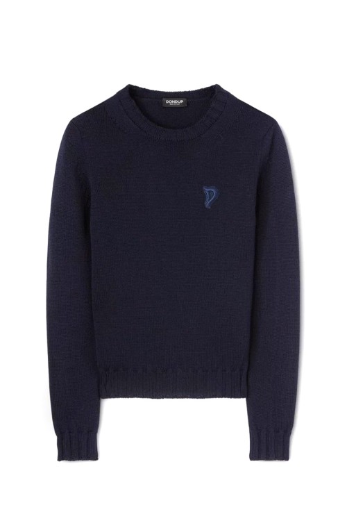 Dondup Long Sleeve Sweater In Blue