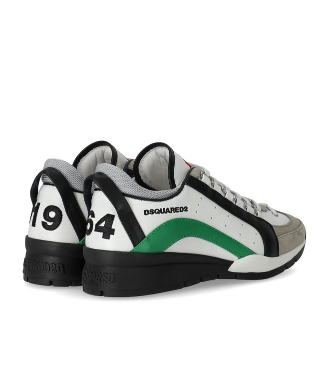 Shop Dsquared2 Legendary White Green Sneaker