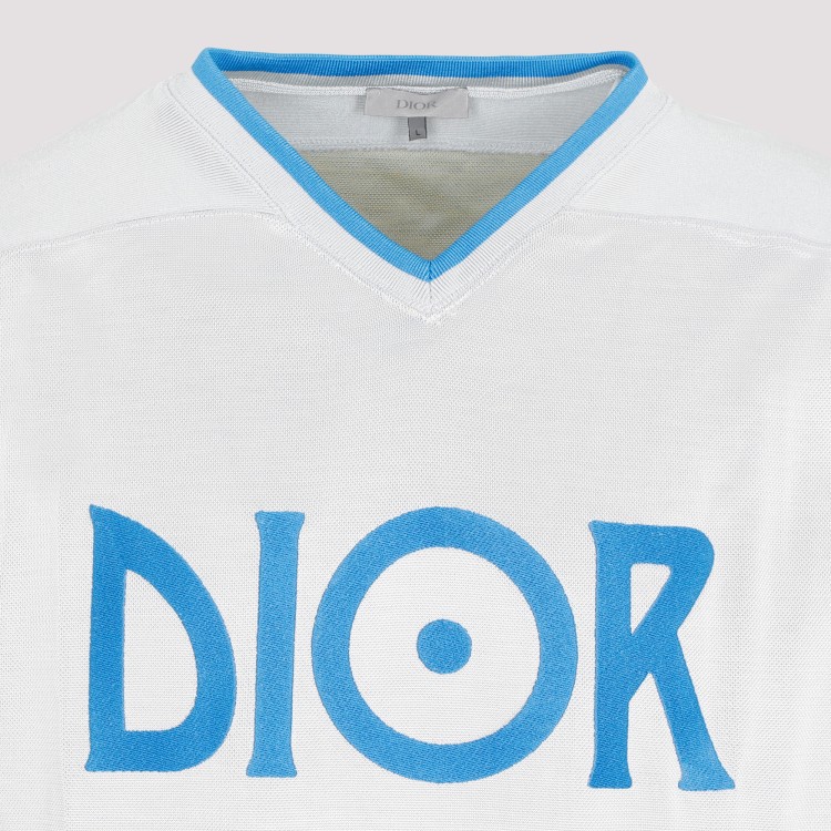 Shop Dior Jack Kerouac Long-sleeved T-shirt In White