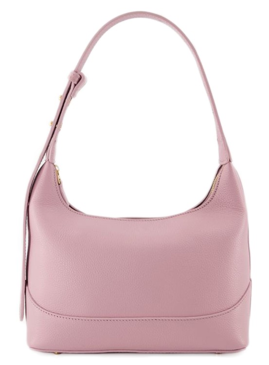 Shop Elleme Loop Hobo Bag  - Purple - Leather In Pink