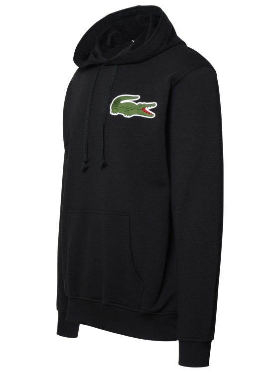 Shop Comme Des Garçons Cap. Crocodile Sweatshirt In Black