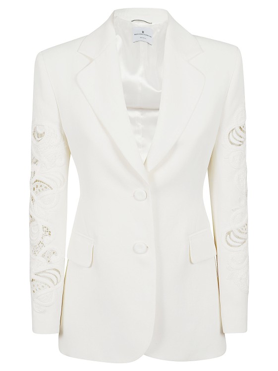 Shop Ermanno Scervino Cady Jacket In White