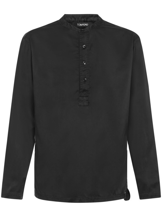 Tom Ford Black Pajama Shirt
