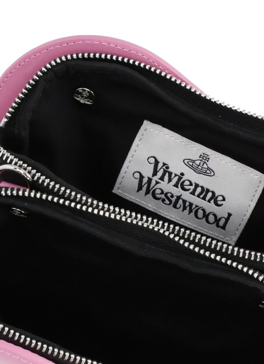Shop Vivienne Westwood Louise Heart Bag In Pink