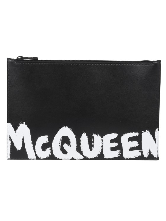 Shop Alexander Mcqueen Clutch Bag In Black