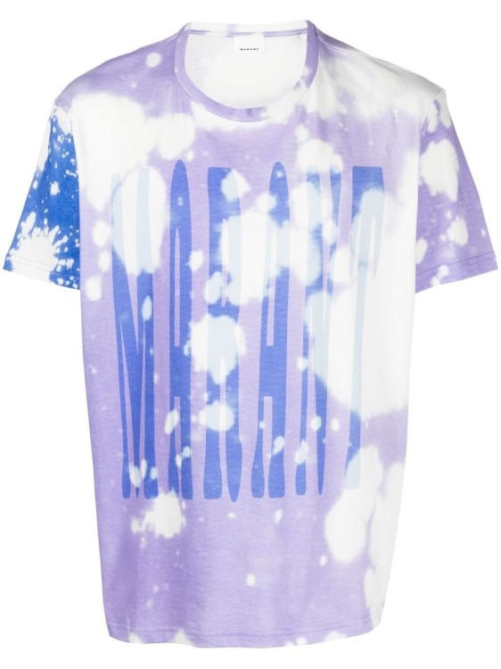 Marant Honore Tie & Dye Multicolor T-shirt In White