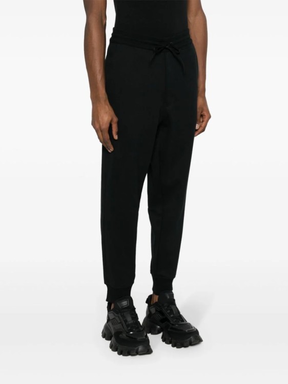 Shop Y-3 Black French Terry Cuff Pants
