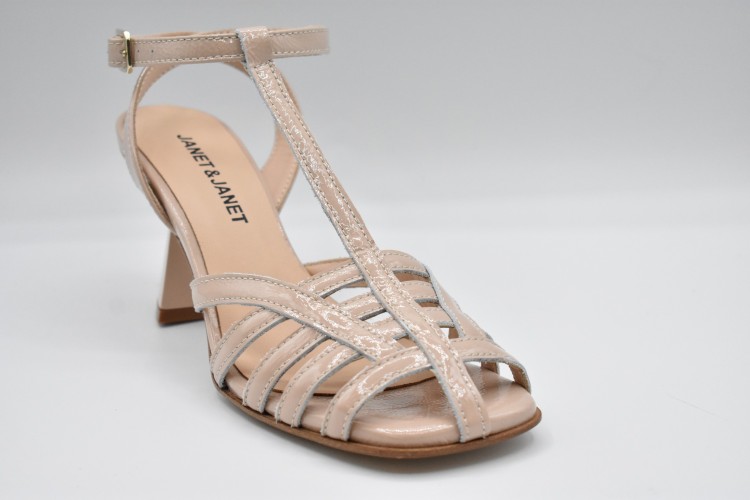 Shop Janet & Janet Natural Leather Shoes In Pink
