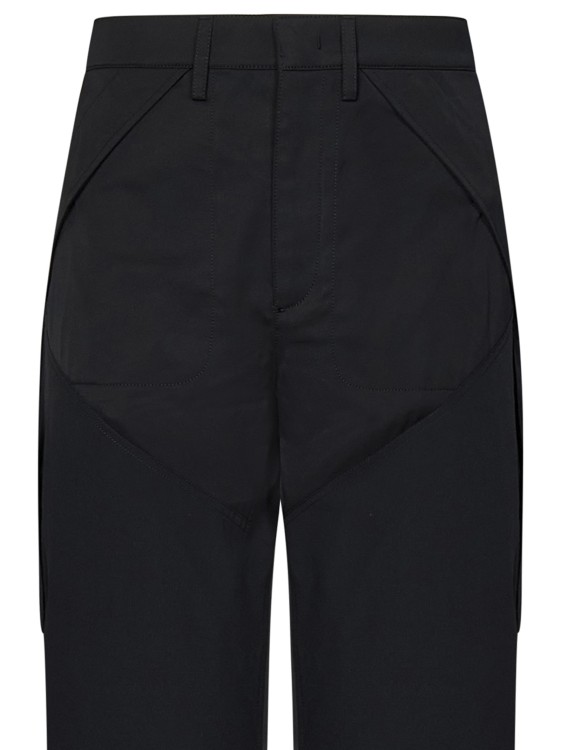 Shop Roa Black Cargo Trousers