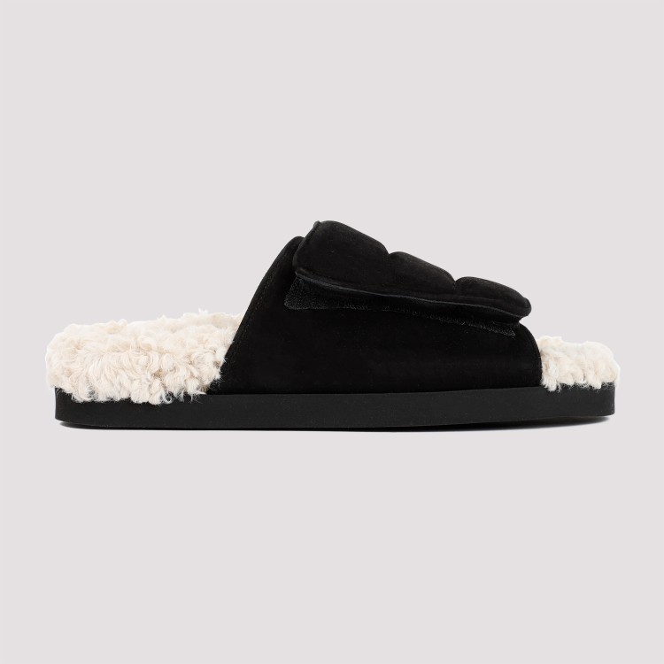 Gia Borghini Gia 3 Touch-strap Sandals In Black