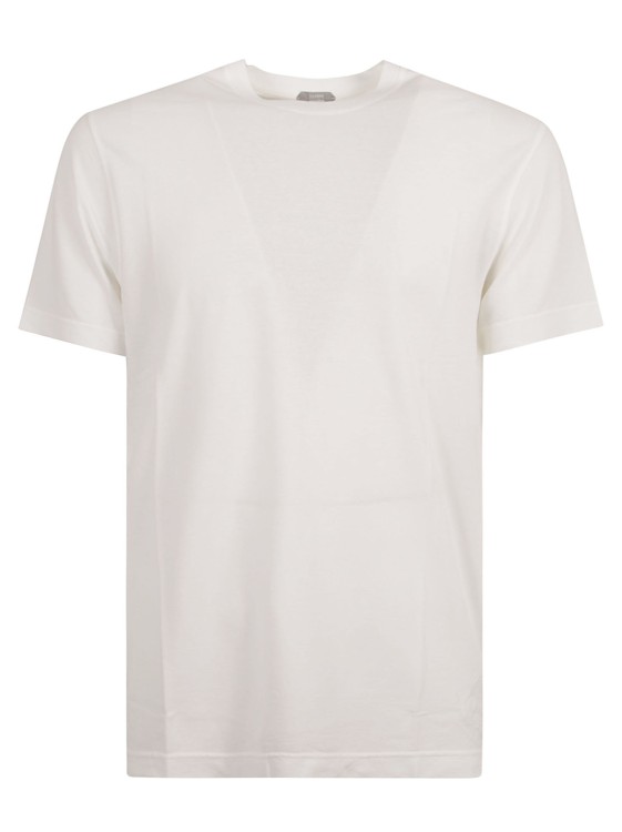 Shop Zanone White Short Sleeves