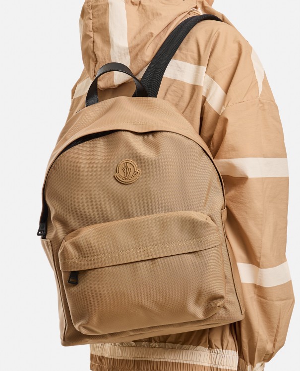 Shop Moncler New Pierrick Backpack In Brown
