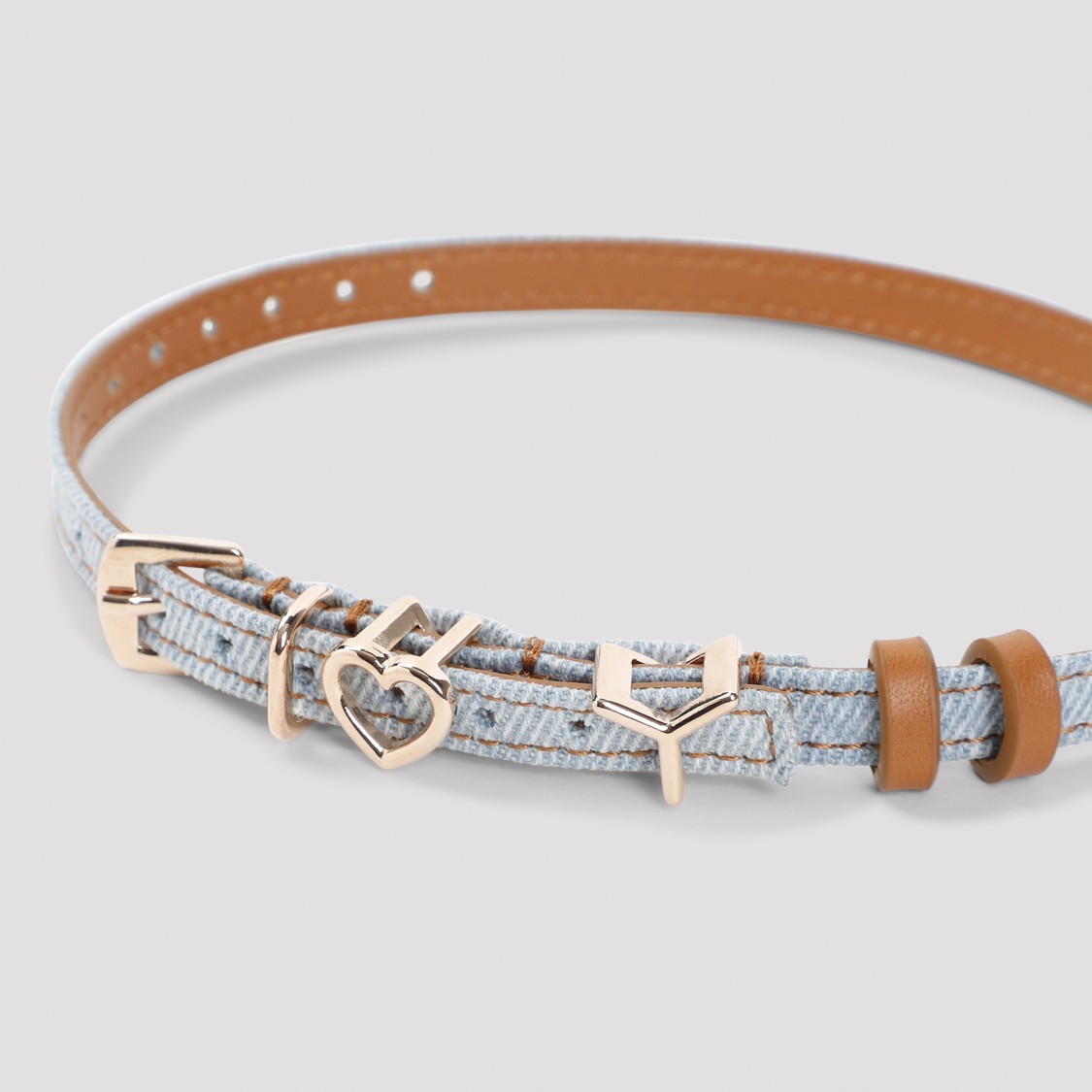 Y/project Heart Choker In Blue
