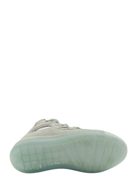 Shop Lanvin Nylon Sneakers In Grey