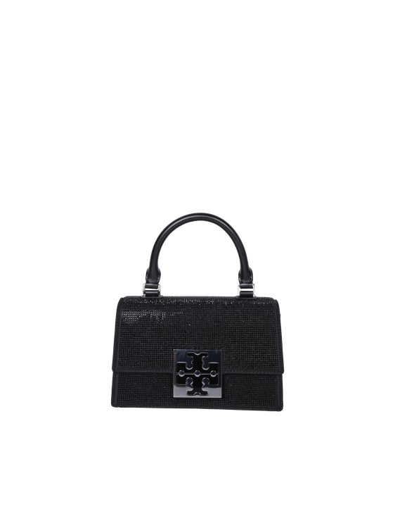 Tory Burch Crystal-covered Bag In Black