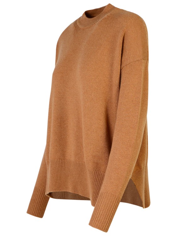 Shop Jil Sander Brown Cashmere Sweater