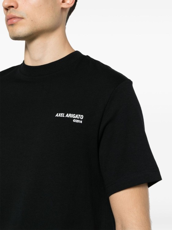 Shop Axel Arigato Black Cotton T-shirt