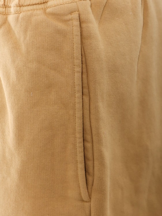Shop Drkshdw Organic Cotton Bermuda Shorts With Lateral Slits In Brown