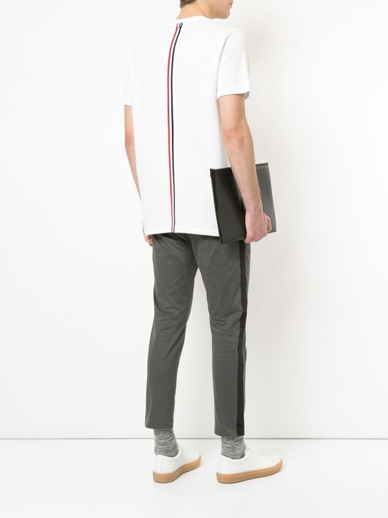 Shop Thom Browne White Cotton Pique T-shirt