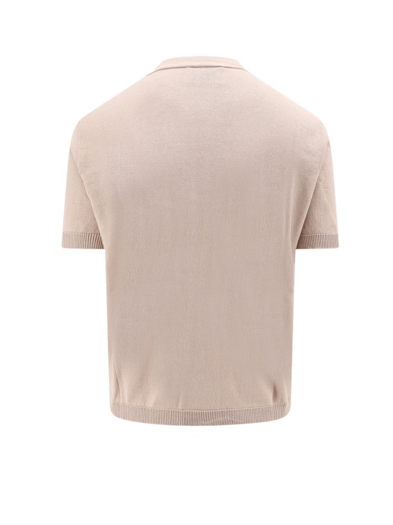 Shop Mvp Wardrobe Cotton Sweater With Frontal Embroidery In Neutrals