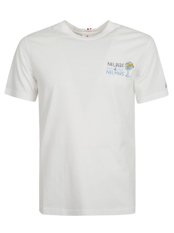 Mc2 Saint Barth Portofino  T-shirt In White