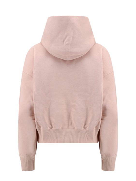 Shop Gucci Cotton Sweatshirt With Frontal Gg Interlocking In Neutrals