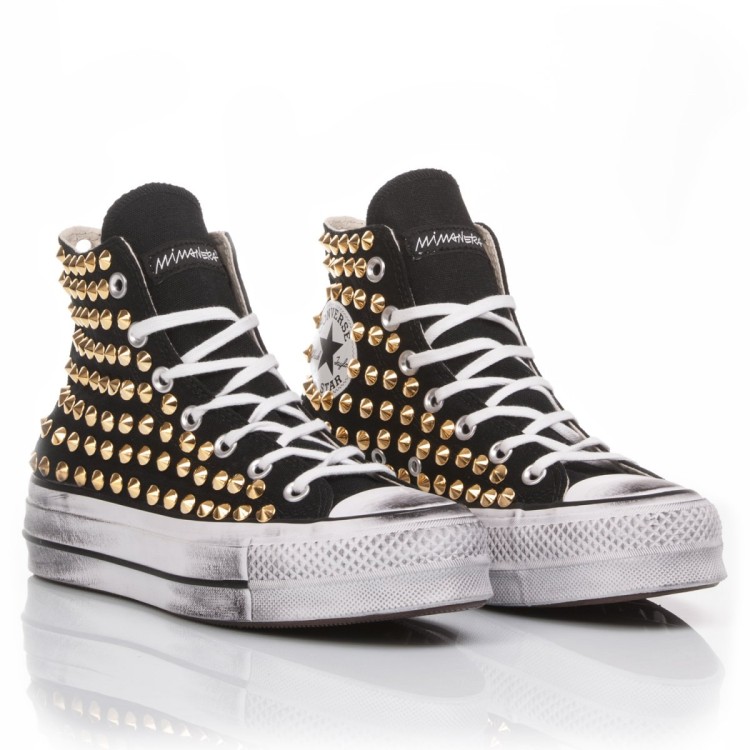Converse Platform Brown Sneakers In Grey