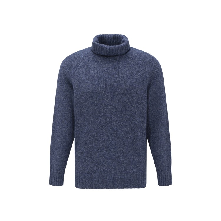 Shop Brunello Cucinelli Turtleneck Sweater In Grey