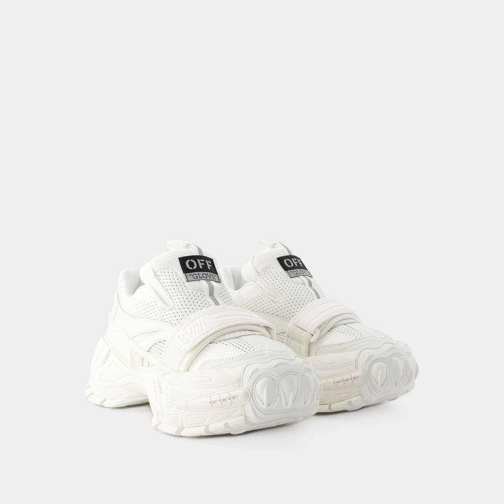 Shop Off-white Glove Slip On Sneakers - Leather - W