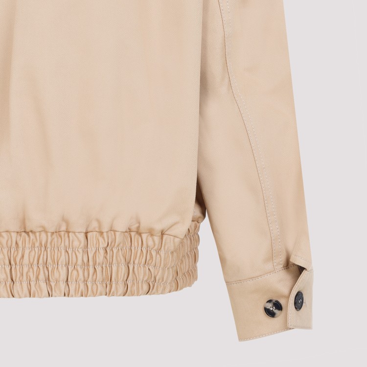 Shop Marni Beige Cotton Jacket In Neutrals