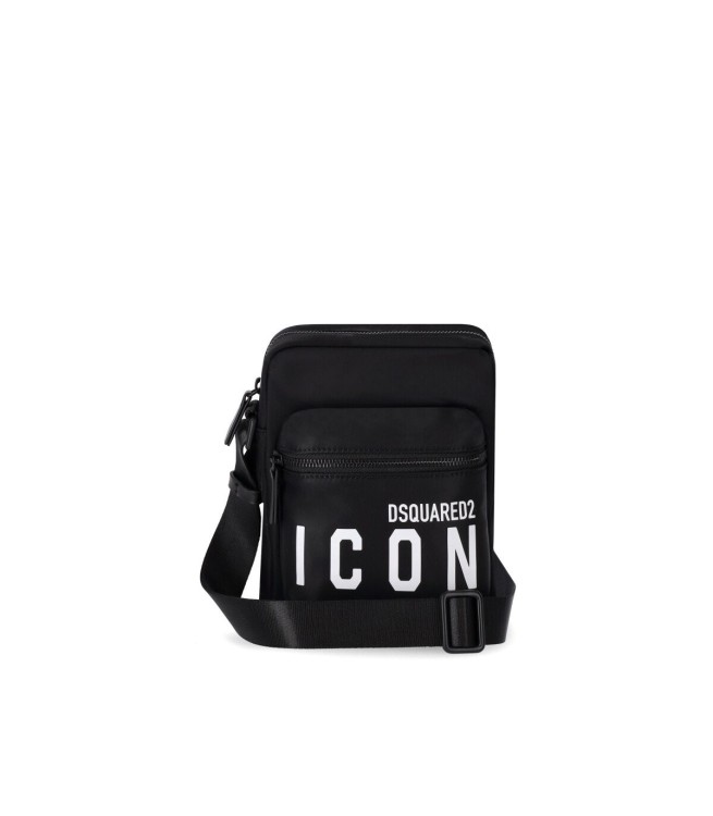 Shop Dsquared2 Be Icon Black Crossbody Bag