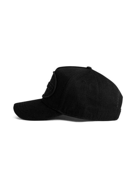 Shop Dsquared2 Black Logo-patch Cotton Baseball Cap