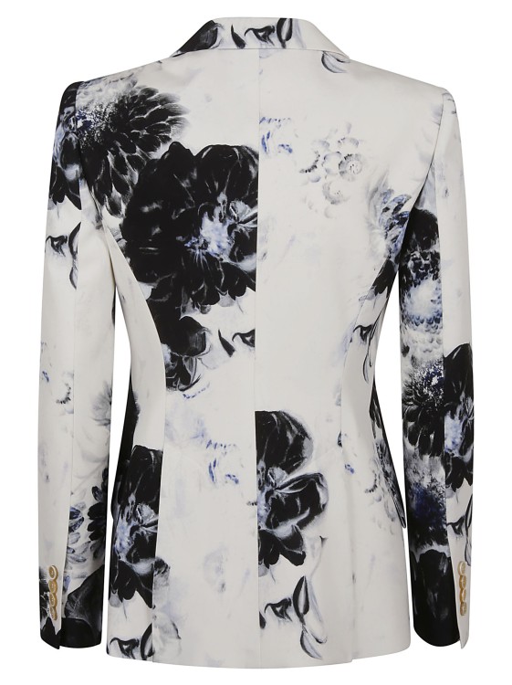 Shop Alexander Mcqueen Single-breasted Jacket In White