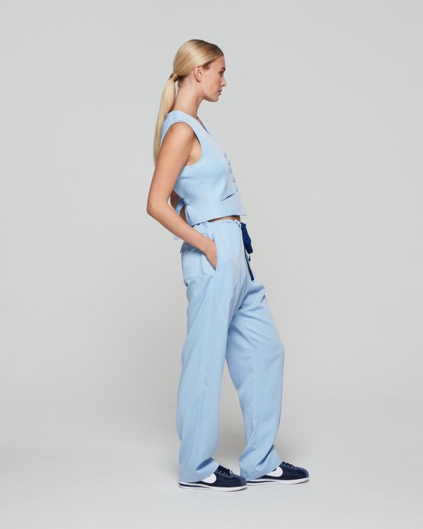 Shop Serena Bute Summer Trouser '24 - Pastel Blue