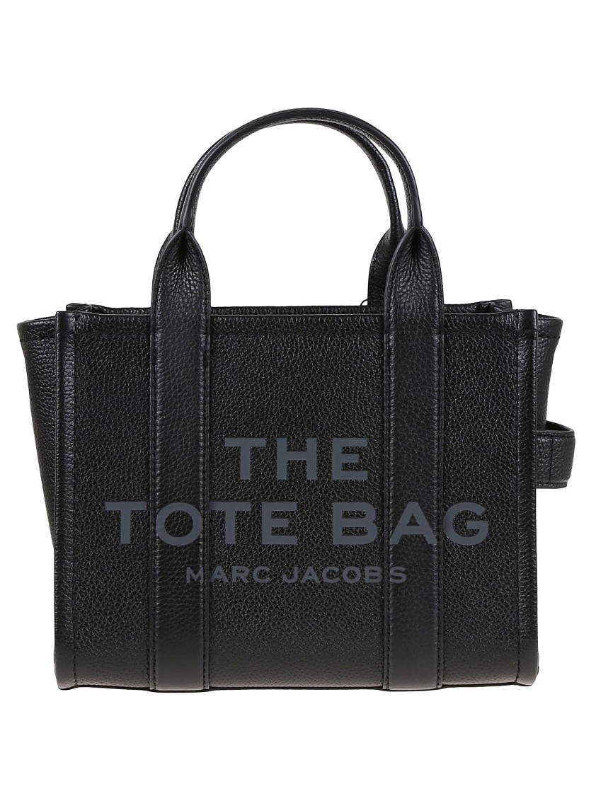 Marc Jacobs Small The Leather Tote Bag In Black