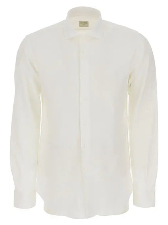 De Siena White Cotton Shirt