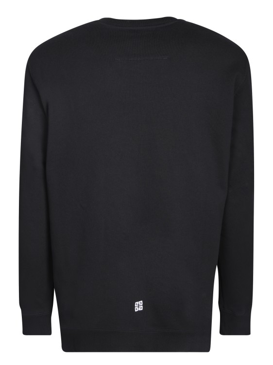Shop Givenchy Slim Fit Sweatshirt With College Logo Embroidered In Black