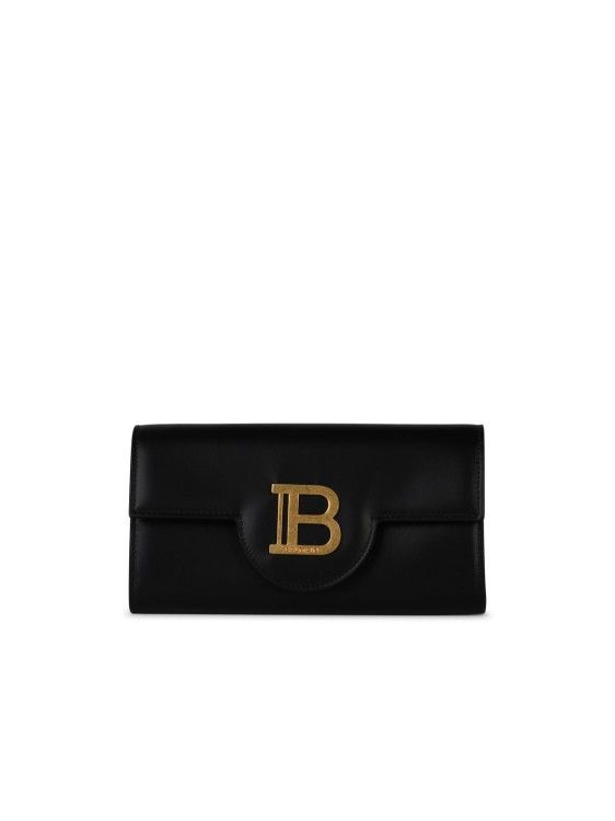 Balmain B-buzz' Black Leather Crossbody Bag