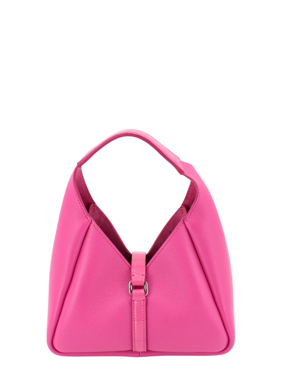 Shop Givenchy Leather Shoulder Bag With Animalier Detail In Pink