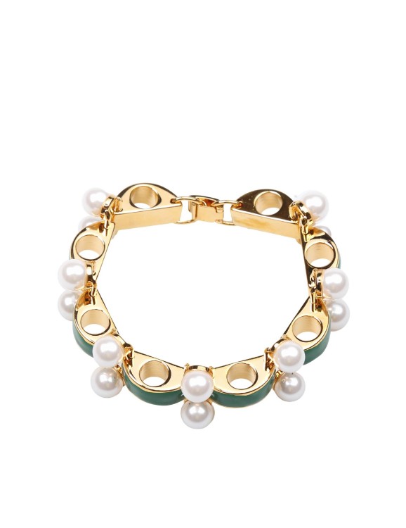 Marni Dice Charm Bracelet, Green