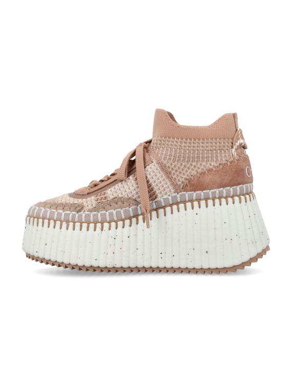 Shop Chloé Nama Wedge Sneaker In Neutrals