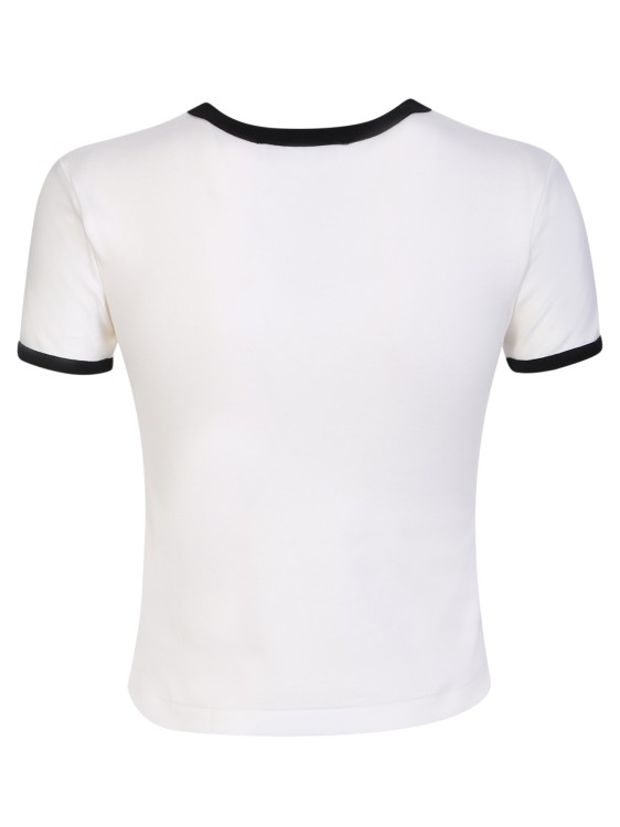 Shop Ambush Graphic Print White/ Black T-shirt In Neutrals