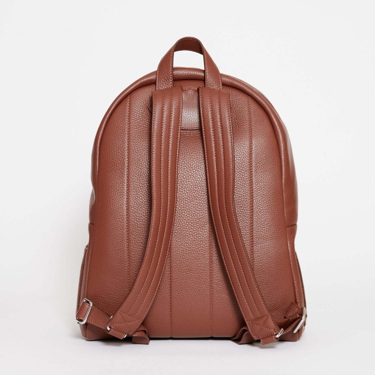 Shop Orciani Brown Leather Backpack