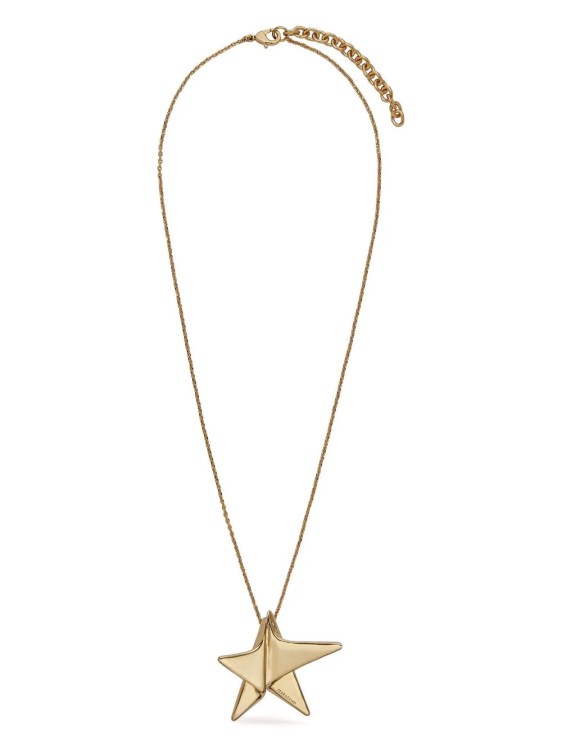 Ferragamo Damen Necklace With Star Pendant In Gold