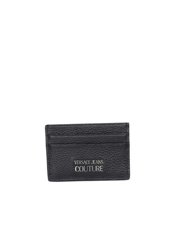 Versace Jeans Couture Leather Black/silver Cardholder