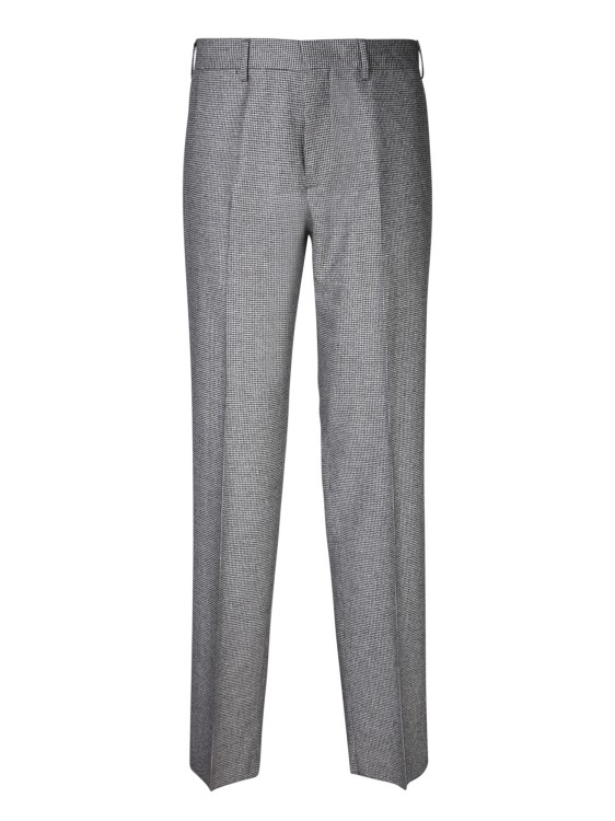 Lardini Wool Trousers In Grey