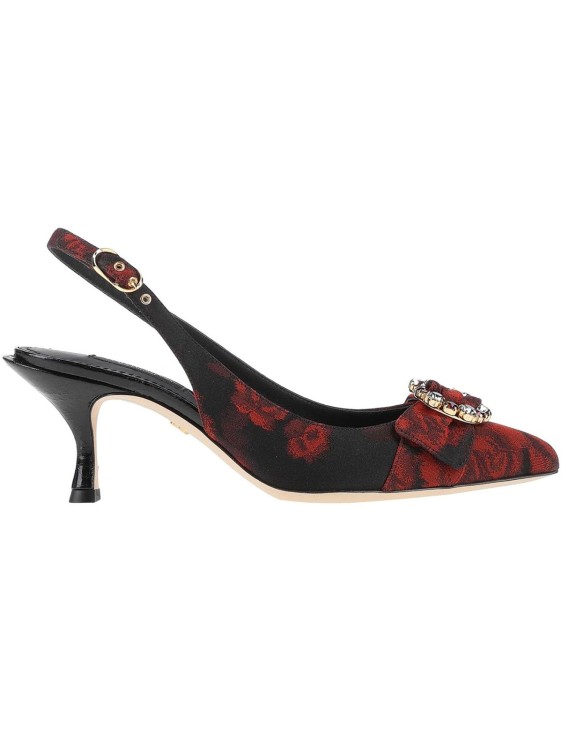 Dolce & Gabbana Lori Fabric Pumps In Red