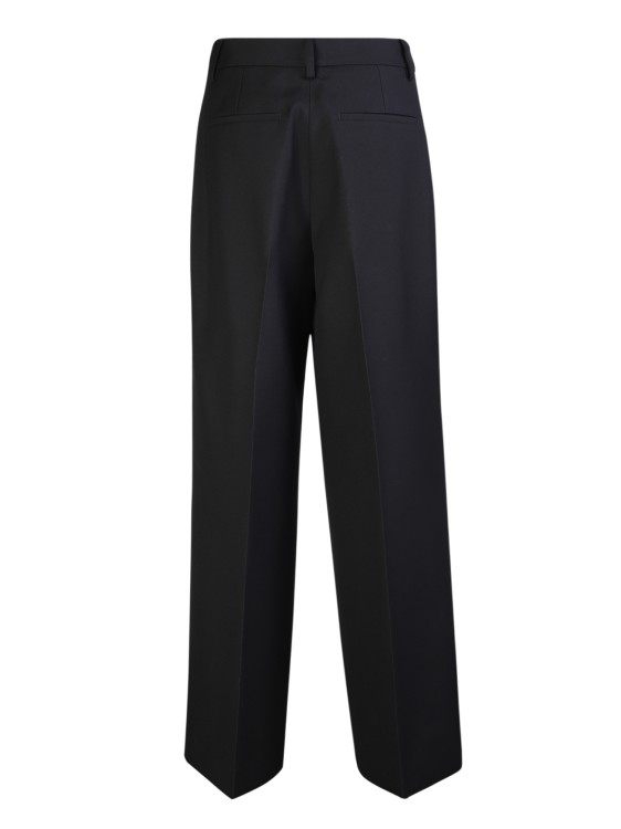 Shop Burberry Tailored Black Trousers In Neutrals