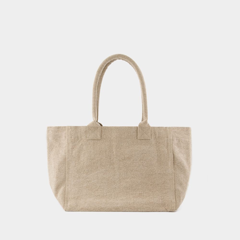 Isabel Marant Yenky Shoulder Bag - Cotton - Beige In Pink