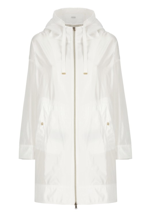 Shop Herno New Techno Waterproof Jacket In White